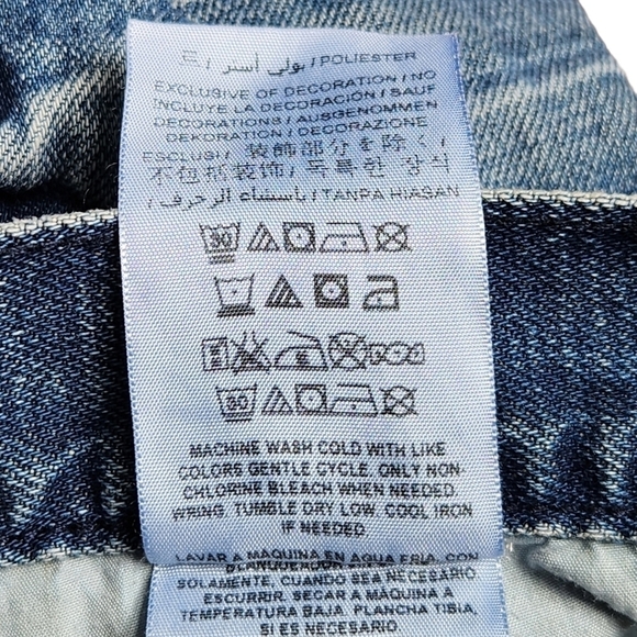 Guess Ultra Slim McCrae Fit blue midrise denim  Jean pants 31x30 - Picture 10 of 10